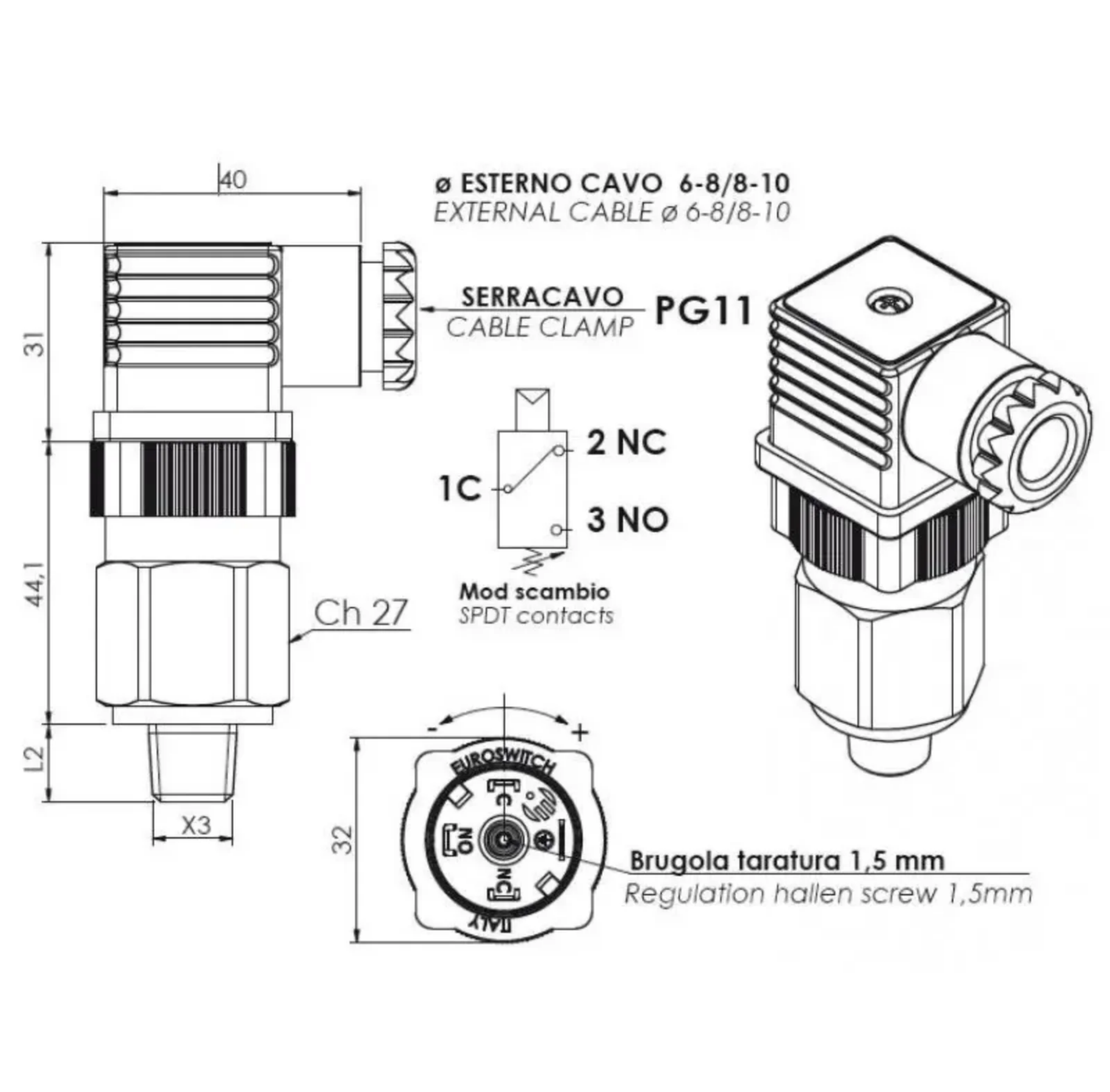 Model 38 Vacuum Switch