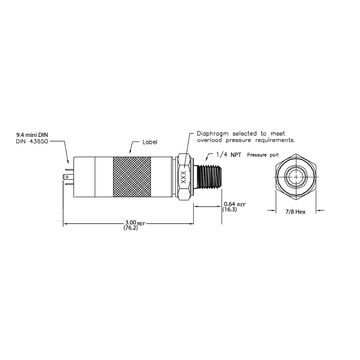 TD1000 Pressure Transducer