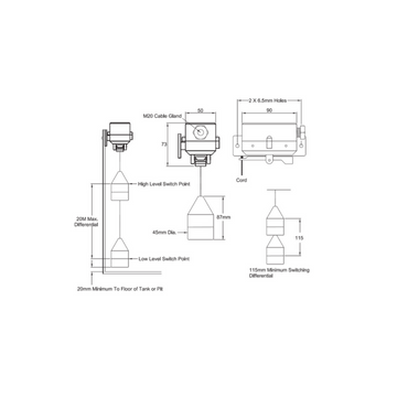 D50 High-Low Float Switch