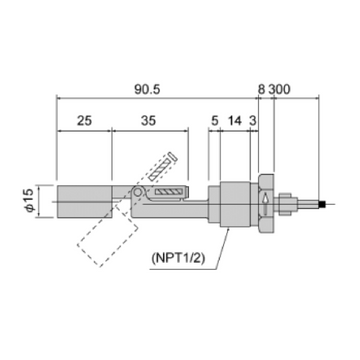 MFS10-N1 Side Entry Level Switch