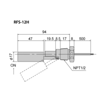 RFS-11H - 12H Side Entry Float Switch