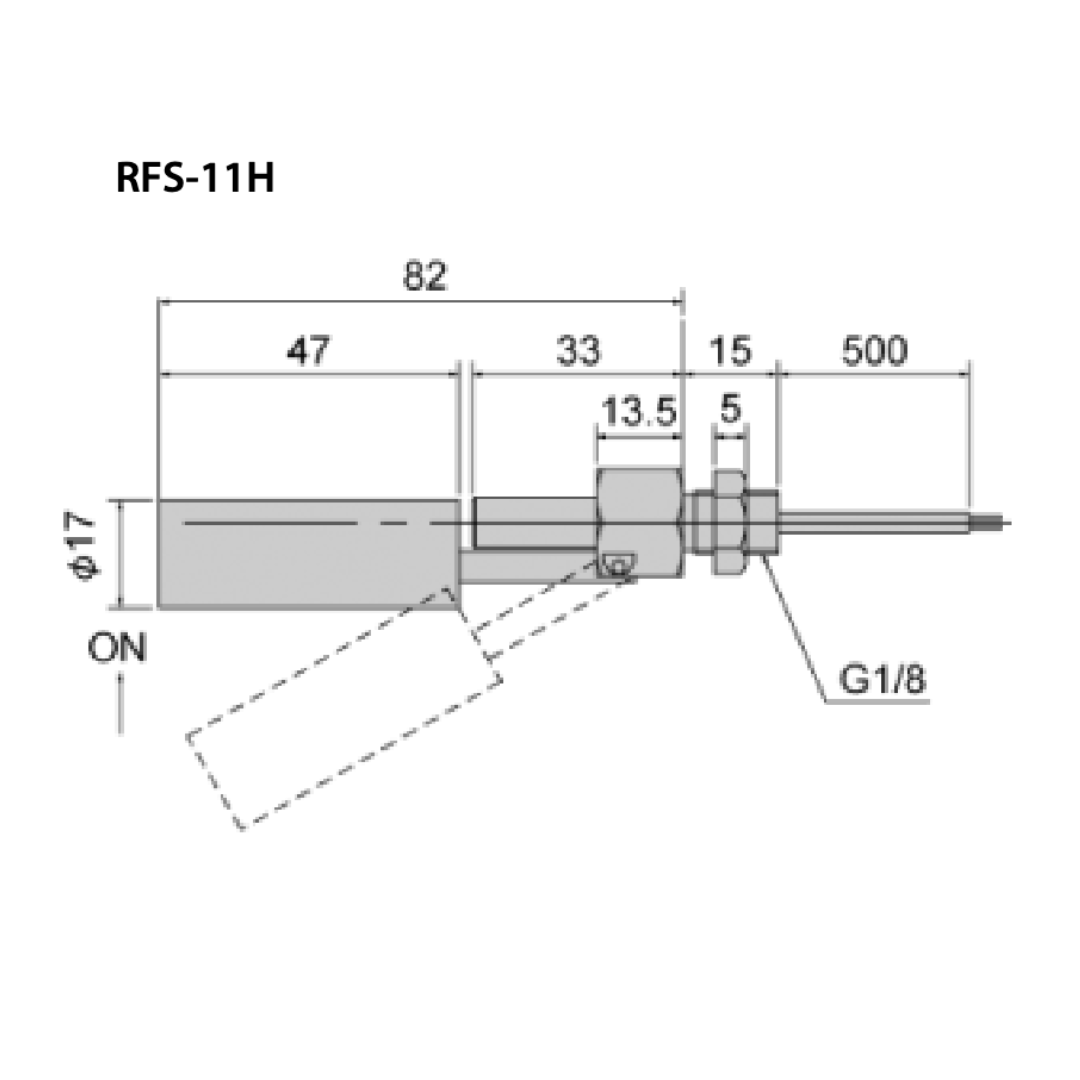 RFS-11H - 12H Side Entry Float Switch