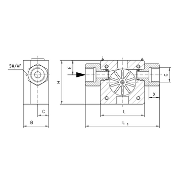 PO All Plastic Flow Indicator