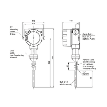 FC Direct Mounted Temperature Switch