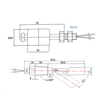 PLS Series Plastic Level Switches