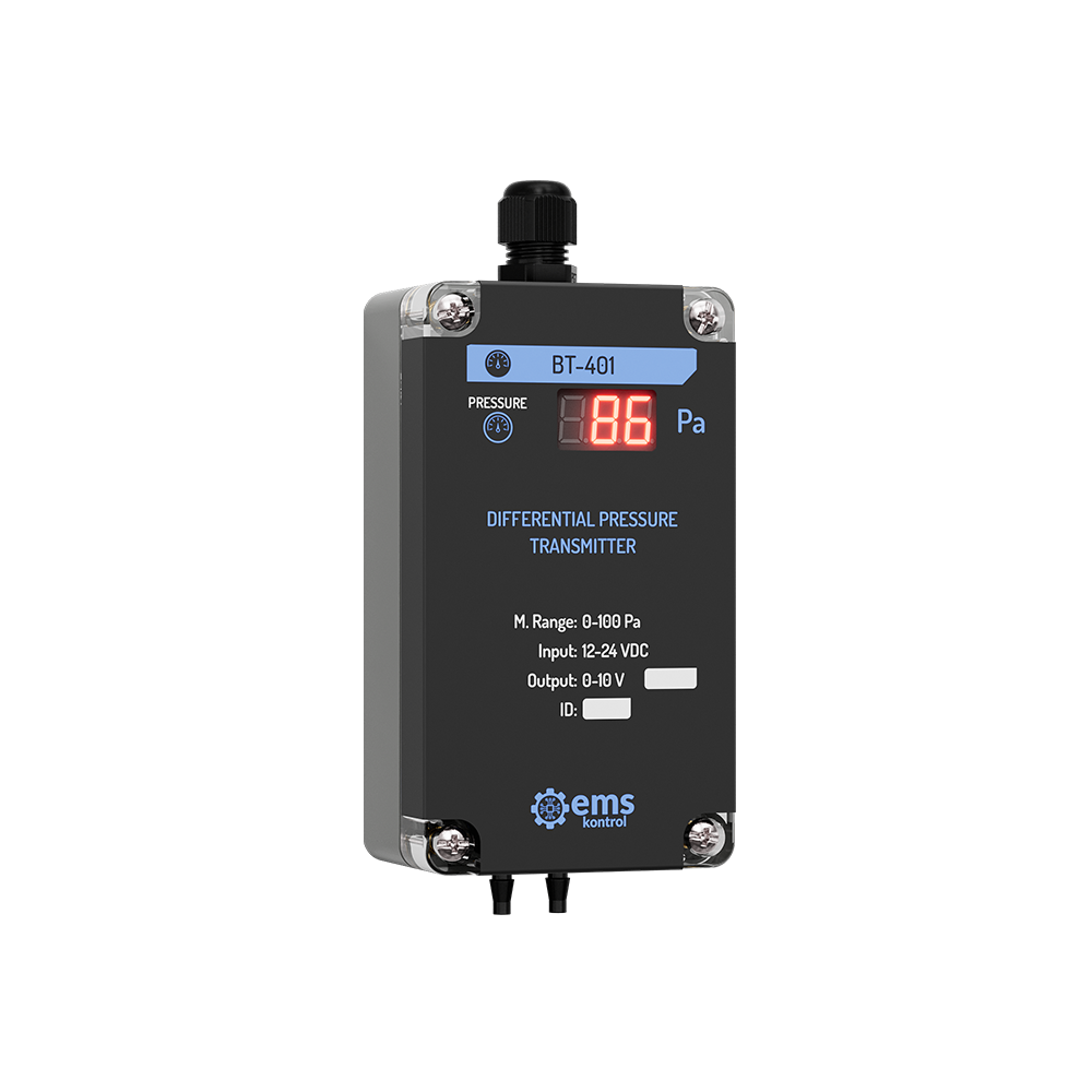 EMS Kontrol BT-4X1 / 4X2 Differential Pressure Transmitter With Display