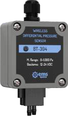 EMS Kontrol BT-394 / BT-395 Wireless Differential Pressure Sensor