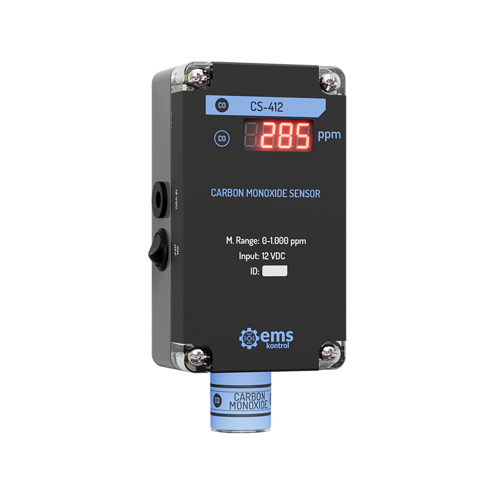 EMS Kontrol CS-412 Portable Carbon Monoxide (CO) Sensor