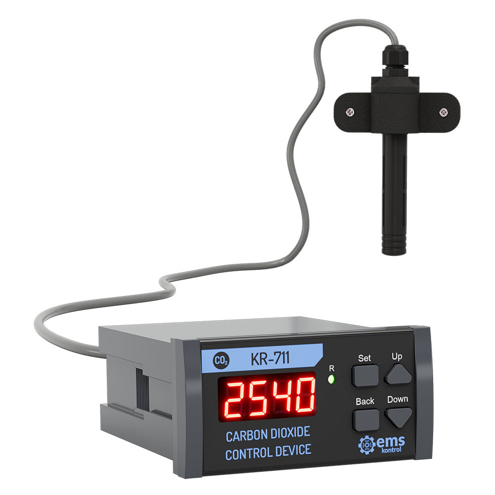 EMS Kontrol KR-711 Panel CO₂ Controller