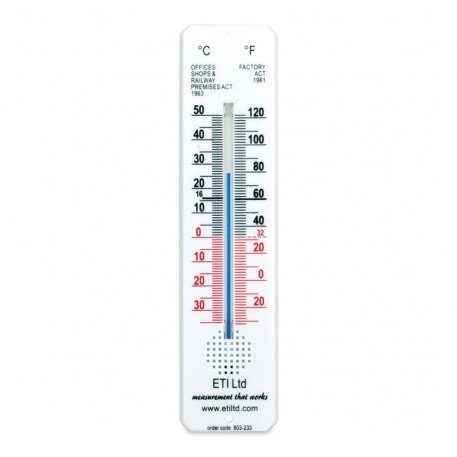 factory act thermometer - 45 x 195mm