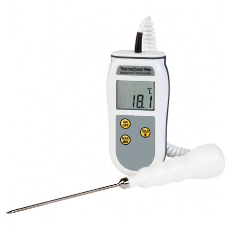 ThermaCheck Plus waterproof thermometer and probe