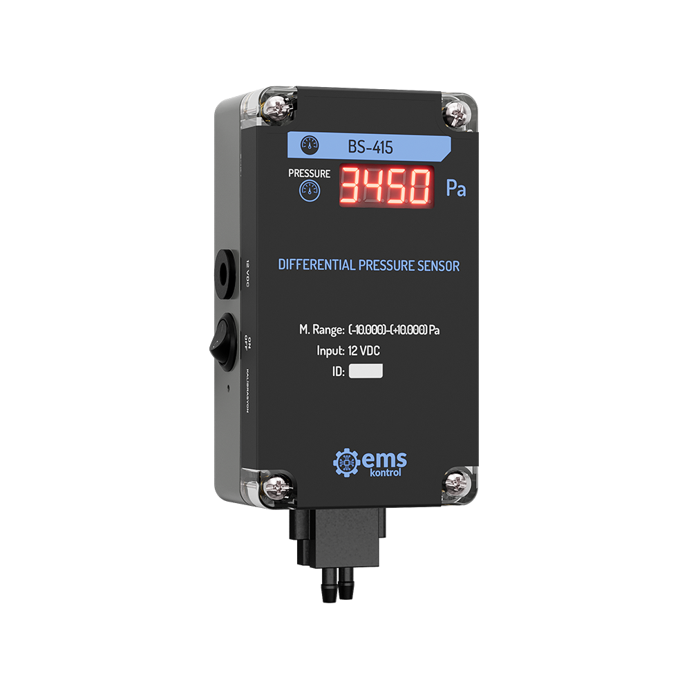 EMS Kontrol BS-414 / BS-415 Portable Differential Pressure Sensor