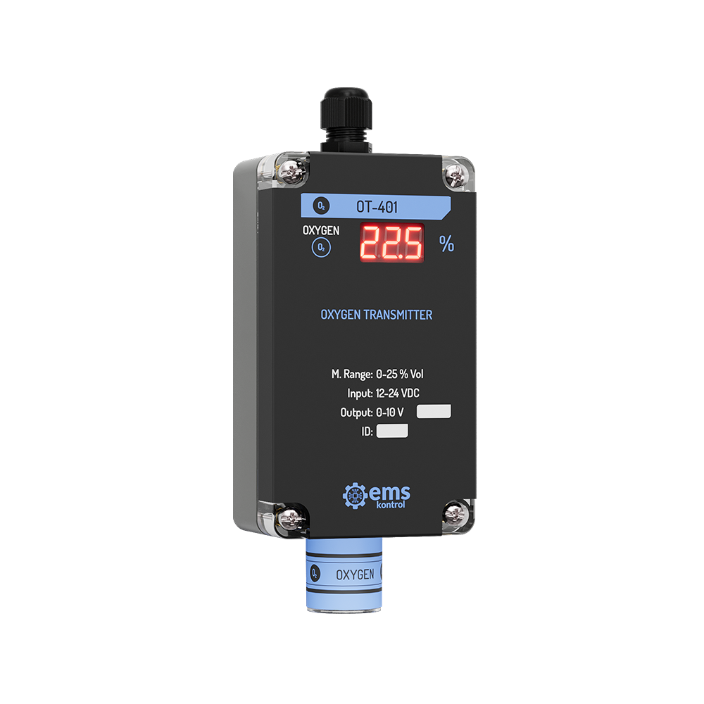 EMS Kontrol OT-4XX Oxygen Transmitter with Display