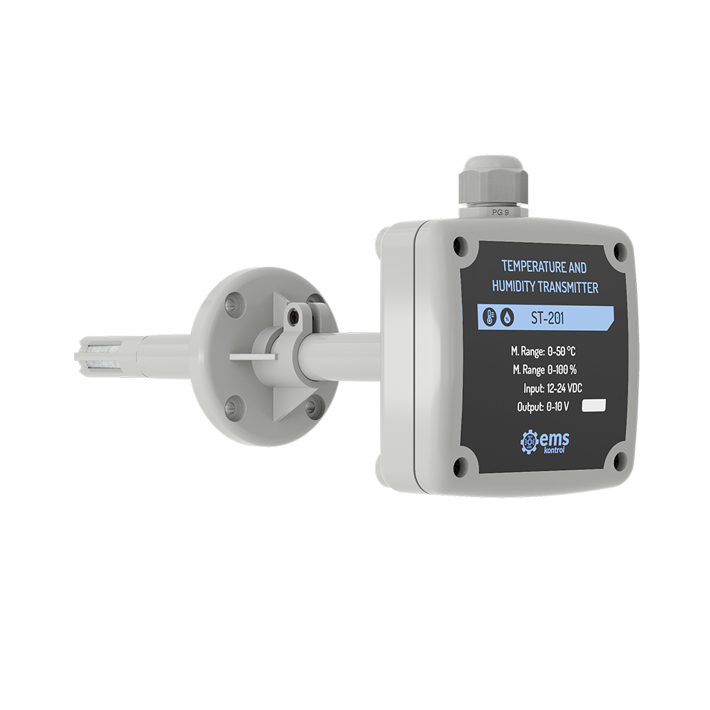 EMS Kontrol ST-2XX Duct Temperature & Humidity Transmitter