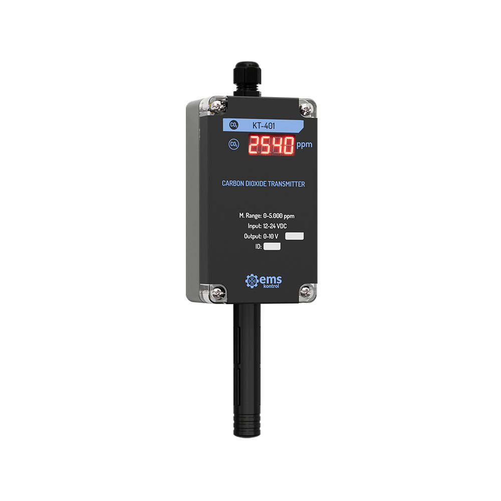 EMS Kontrol KT-4X1 CO₂ Transmitter with Display