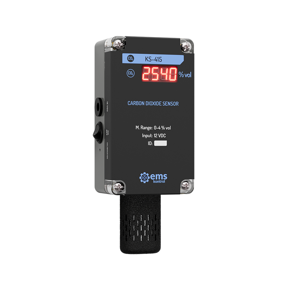 EMS Kontrol KS-415 Portable CO₂ Sensor