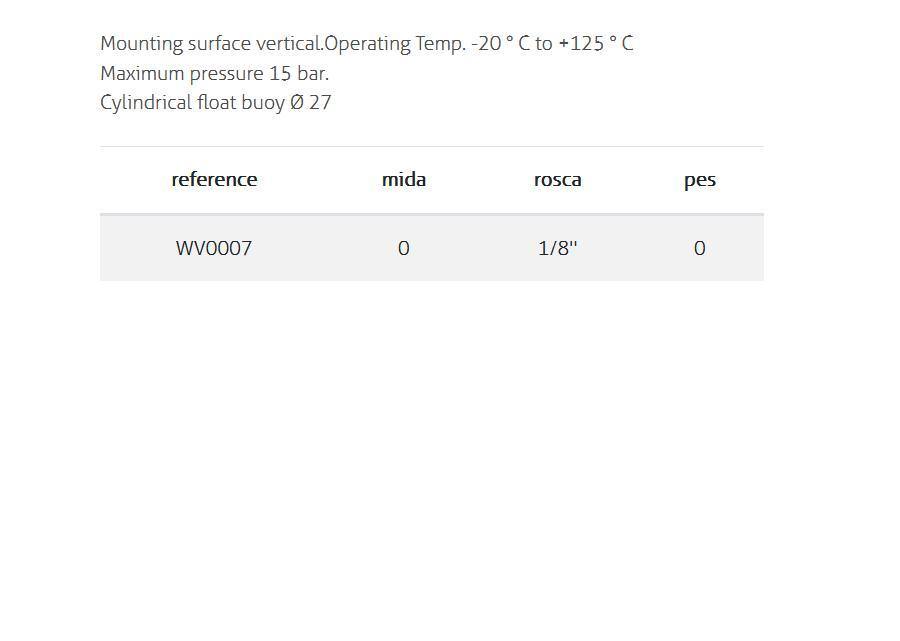 Curved Electric Level Switch Mini With Cylindrical Passant Buoy