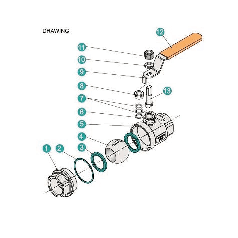 2_Piece_Full_Bore_Ball_Valve_exp_dwg