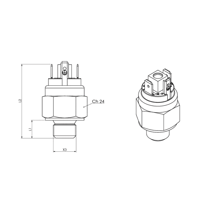 Model 506 - Temperature Switch - PVL