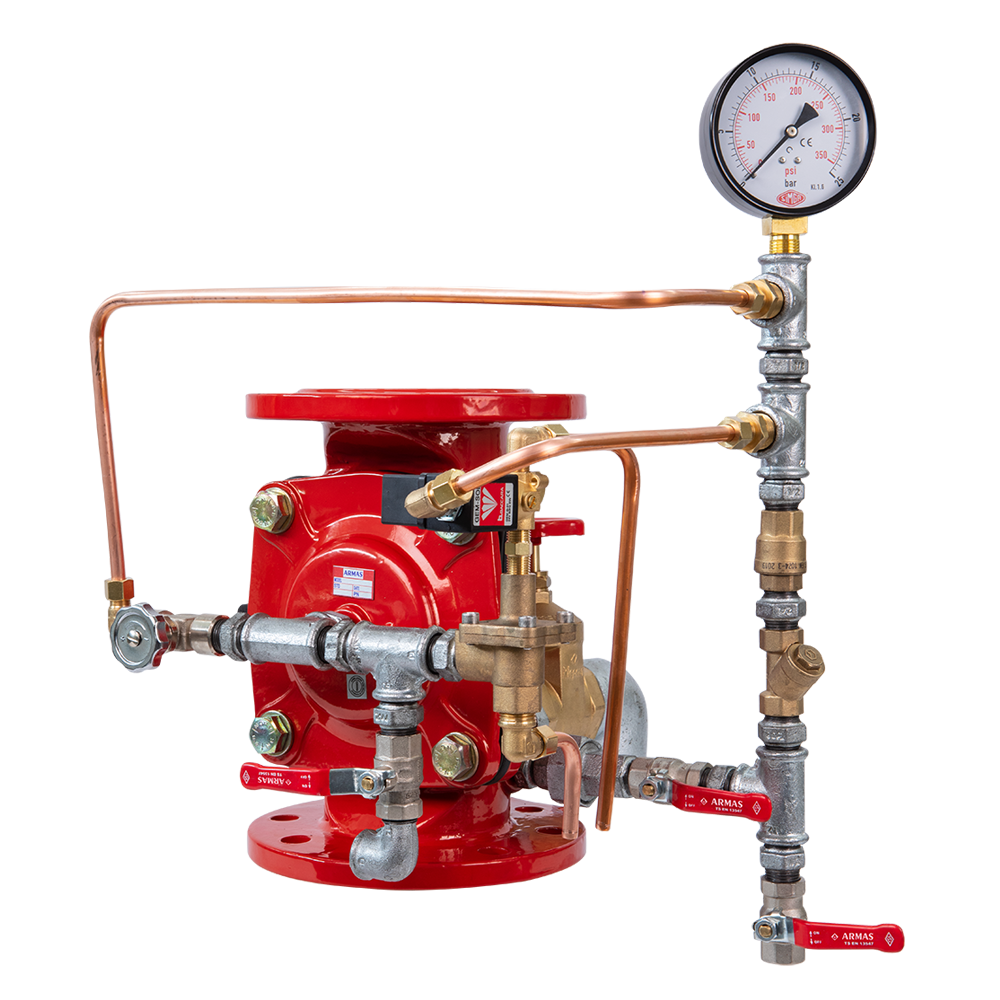 67de-el electric activated deluge valve