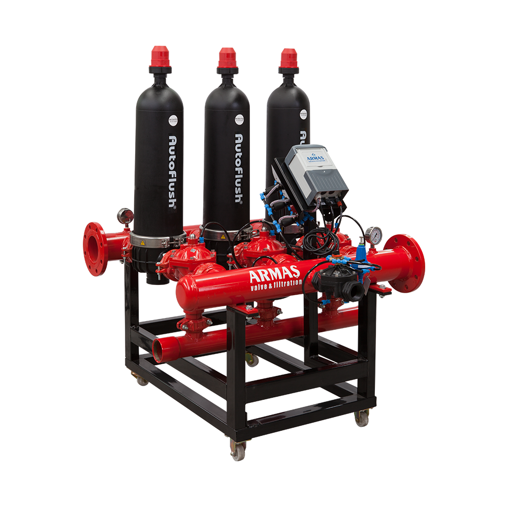 adf series  autoflush automatic disc filter system-full set
