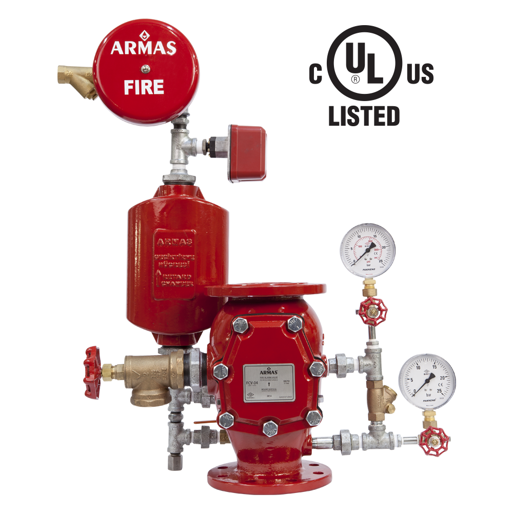 fcv series  alarm check valve-ul listed