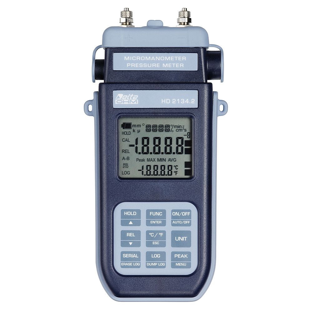 HD2134.2 – Micromanometer – Thermometer – Data Logger – 200 mbar f.s.