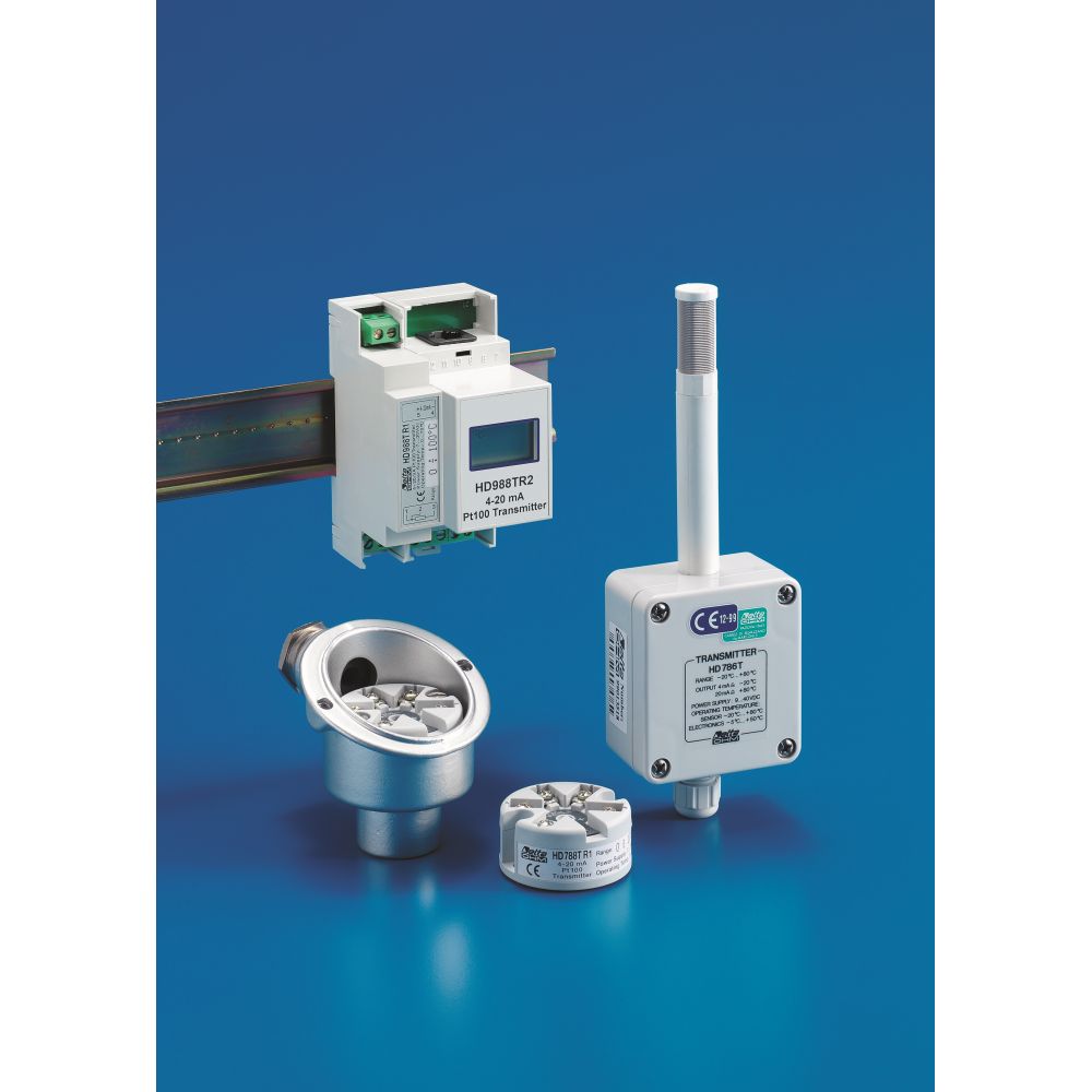 HD988TR2 – Configurable Temperature Transmitter – DIN Rail – 2 Moduls