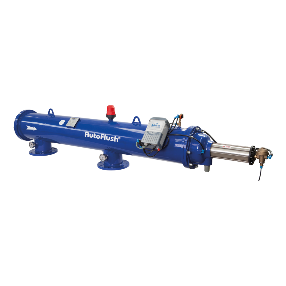 he series autoflush automatic screen filter-electric activated