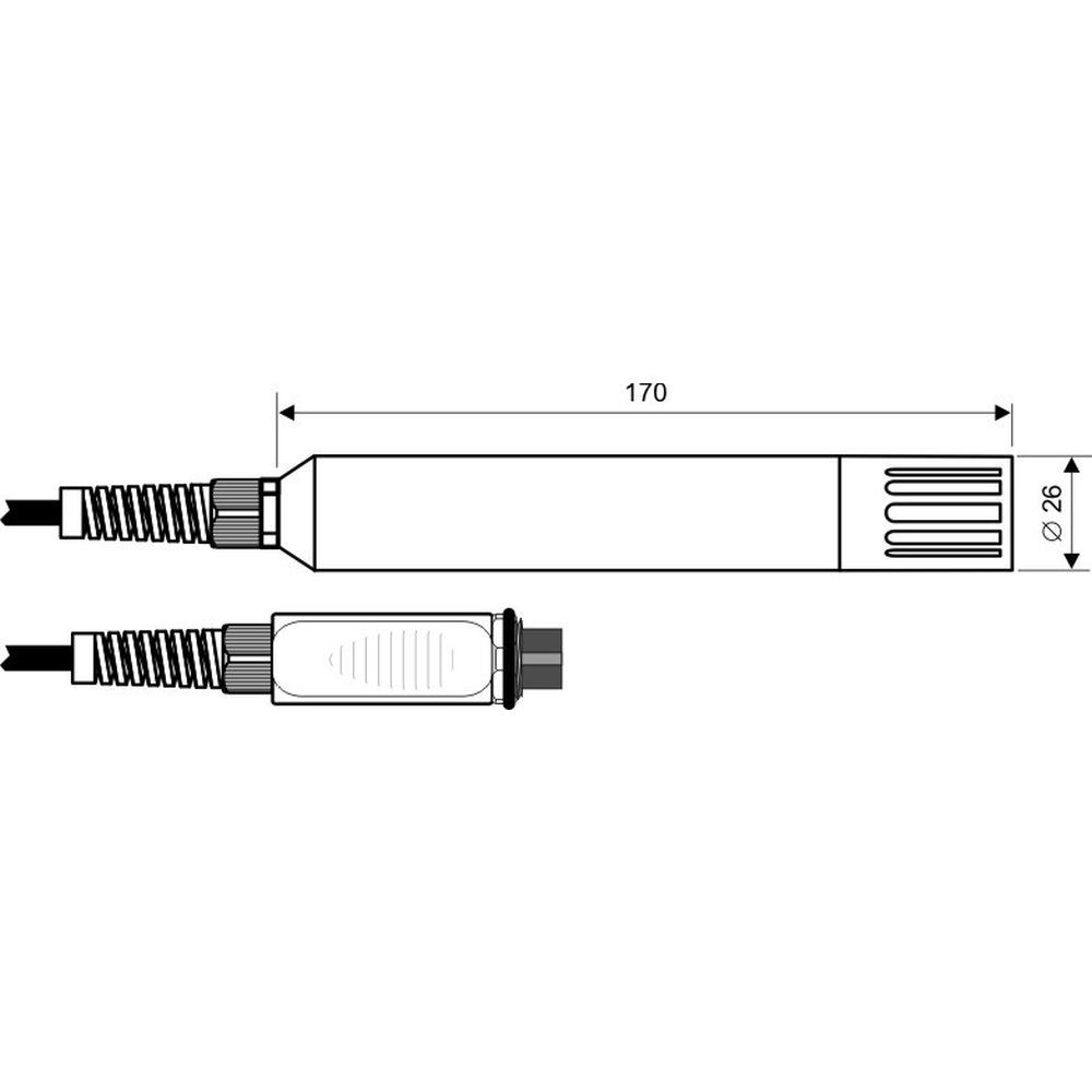 HP472ACR – Combined Temperature – RH Probe