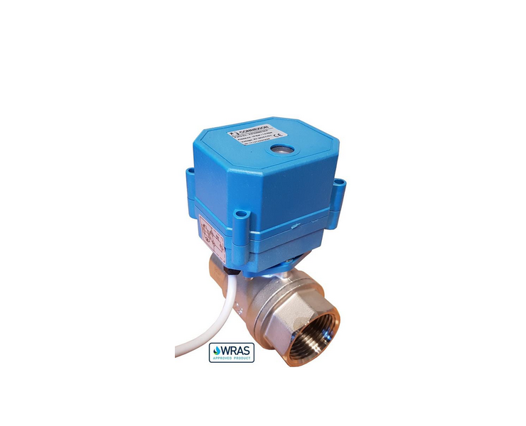 1″ Electrically Actuated WRAS Ball Valve 9-24vAC/DC or 110-240vAC ABVM08S