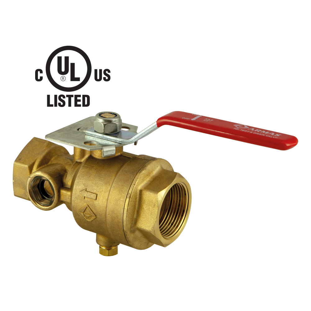td test&drain valve-ul listed