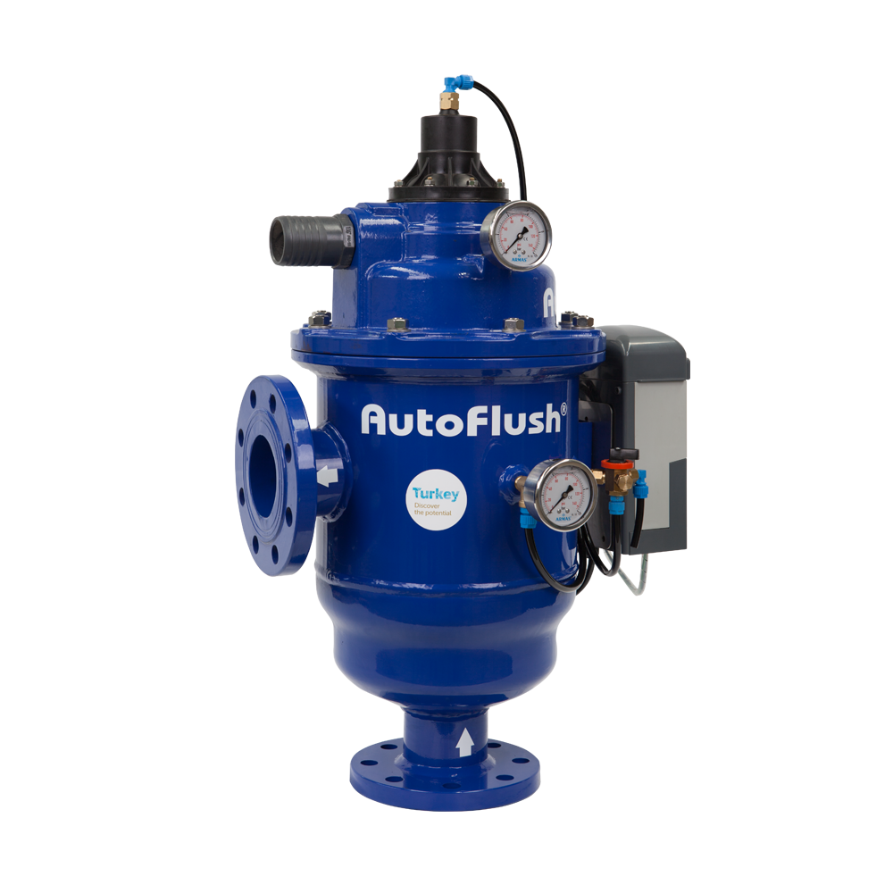 ve series autoflush automatic screen filter-electric activated