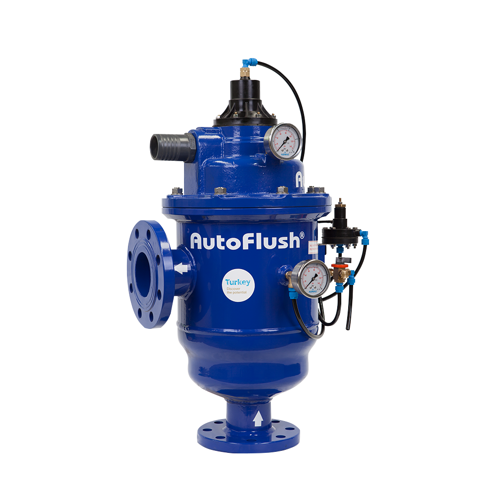 vh series autoflush automatic screen filter-hydraulic controlled