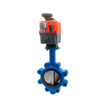 PN16 Lug Butterfly Valve With Single Phase Electric Actuator