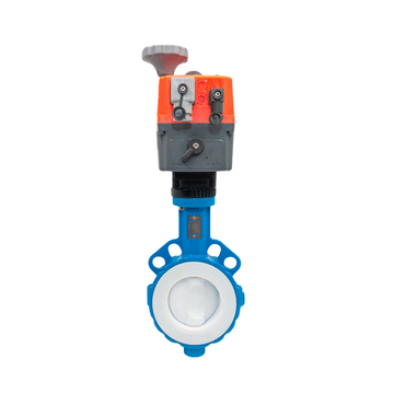 PN16 Wafer Butterfly Valve With Electric Actuator