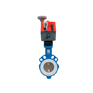 Stainless Steel Disc Butterfly Valve PN16 Wafer With Electric Actuator