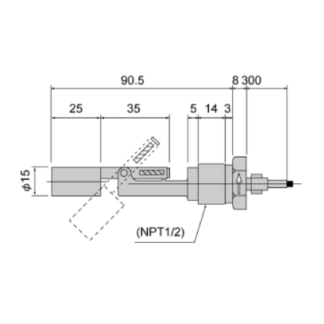 MFS10-N1 Side Entry Level Switch