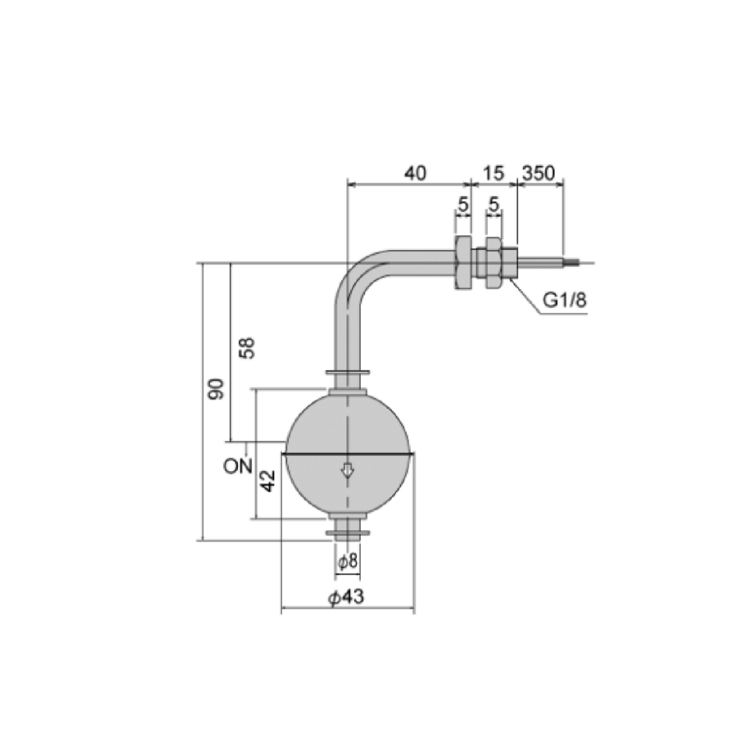 RFS-9 Side Entry Float Switch