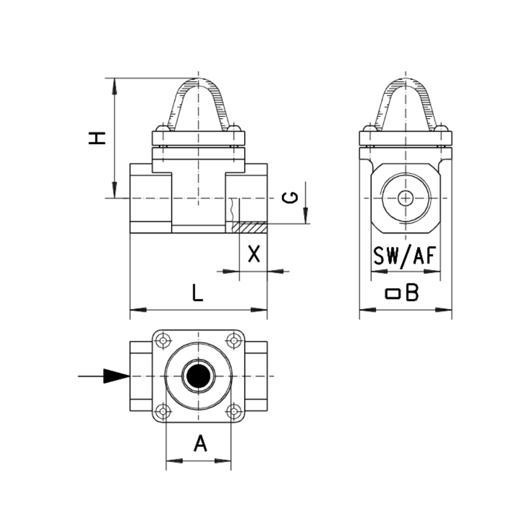 BL Flow Indicator With Floating Ball