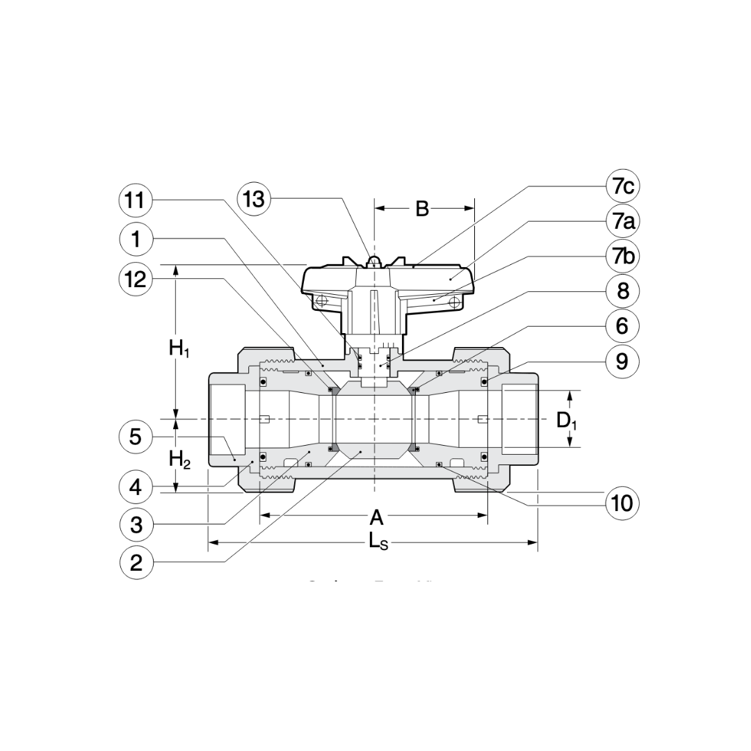 Type 33 Multi-Port Industrial Ball Valves