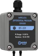 EMS Kontrol BT-391 / BT-392 Wireless Differential Pressure Sensor