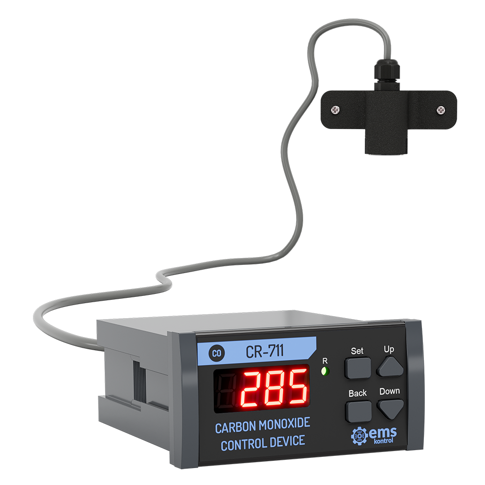 EMS Kontrol CR-711 Panel Carbon Monoxide Controller
