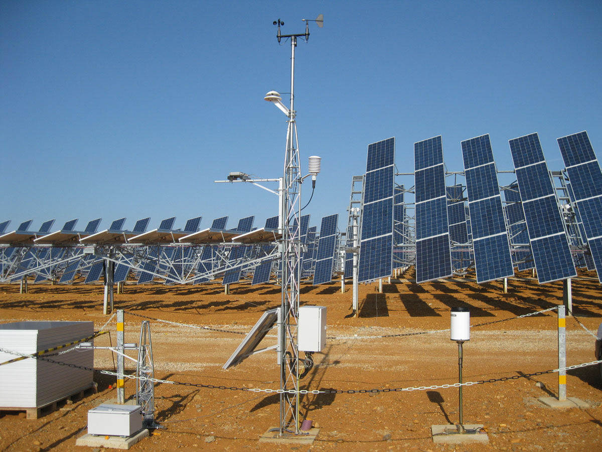 GEONICA photovoltaic solar monitoring installation