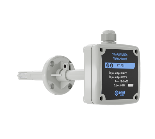 EMS Kontrol ST-2XX Duct Temperature & Humidity Transmitter