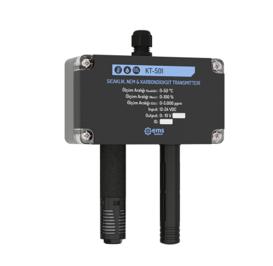 EMS Kontrol KT-5XX Temperature, Humidity & CO₂ Transmitter