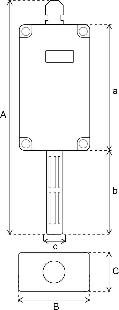 EMS Kontrol KT-4X1 CO₂ Transmitter with Display
