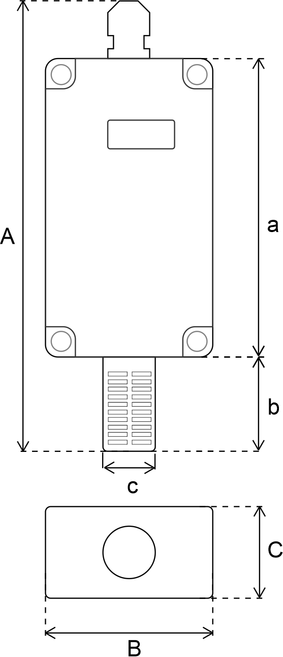 EMS Kontrol KT-4X9 High-Range CO₂ Transmitter with Display