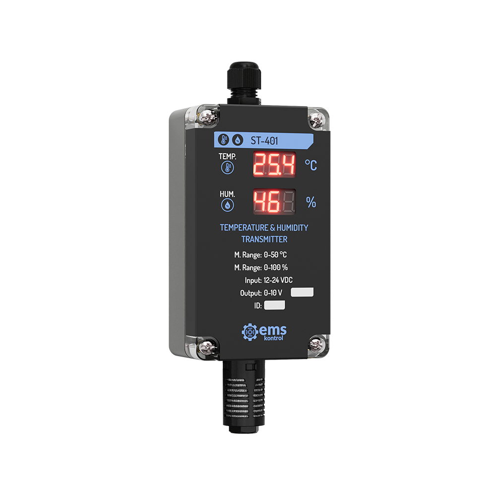 EMS Kontrol ST-4XX Temperature & Humidity Transmitter with Display