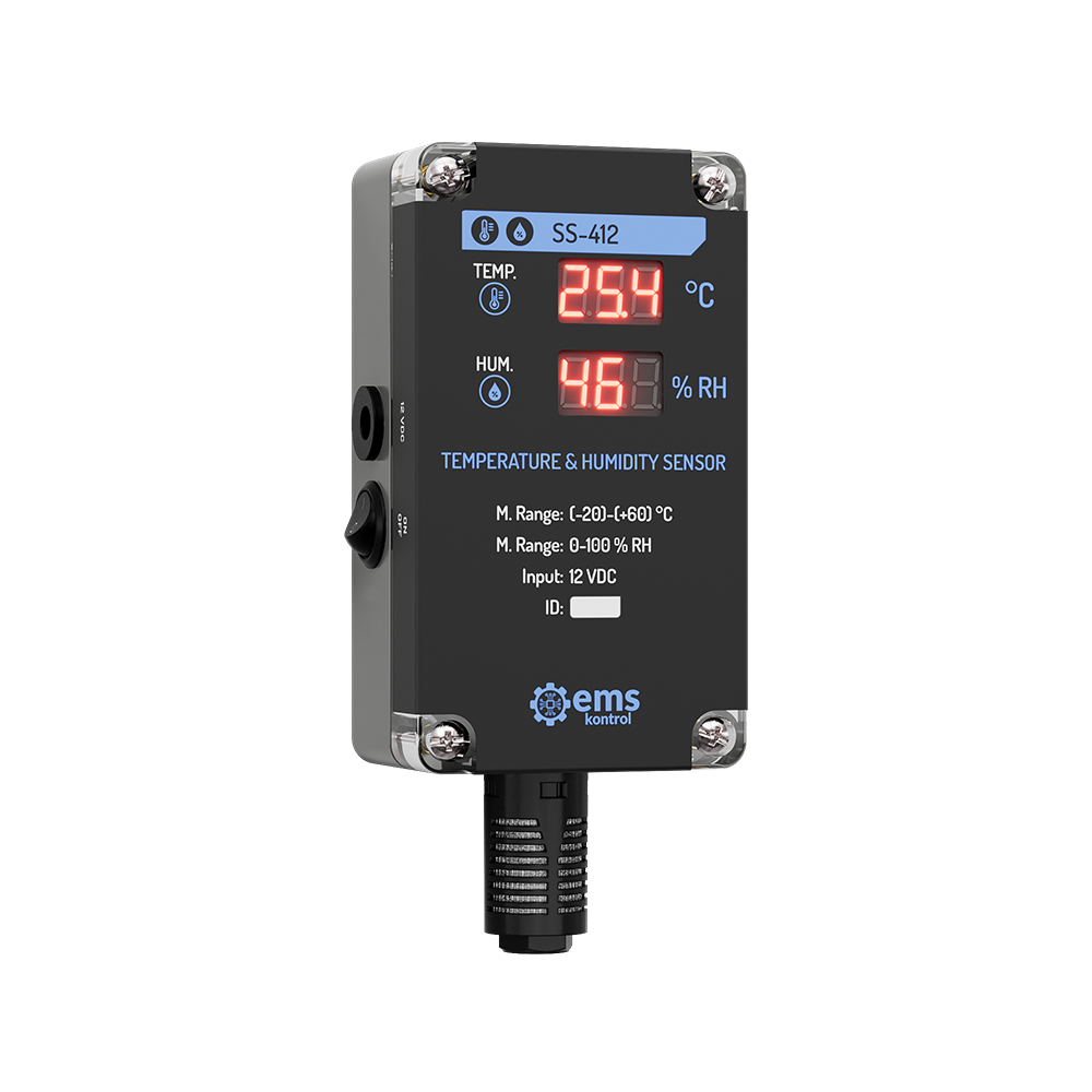 EMS Kontrol SS-412 Portable Temperature & Humidity Sensor